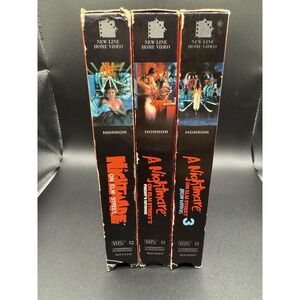 Nightmare On Elm Street 1-3 VHS